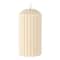 6" Ribbed Wax LED Pillar Candle by Ashland®